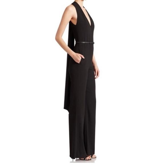 NEW Halston Heritage Tailored Scarf Jumpsui - Picture 7 of 16